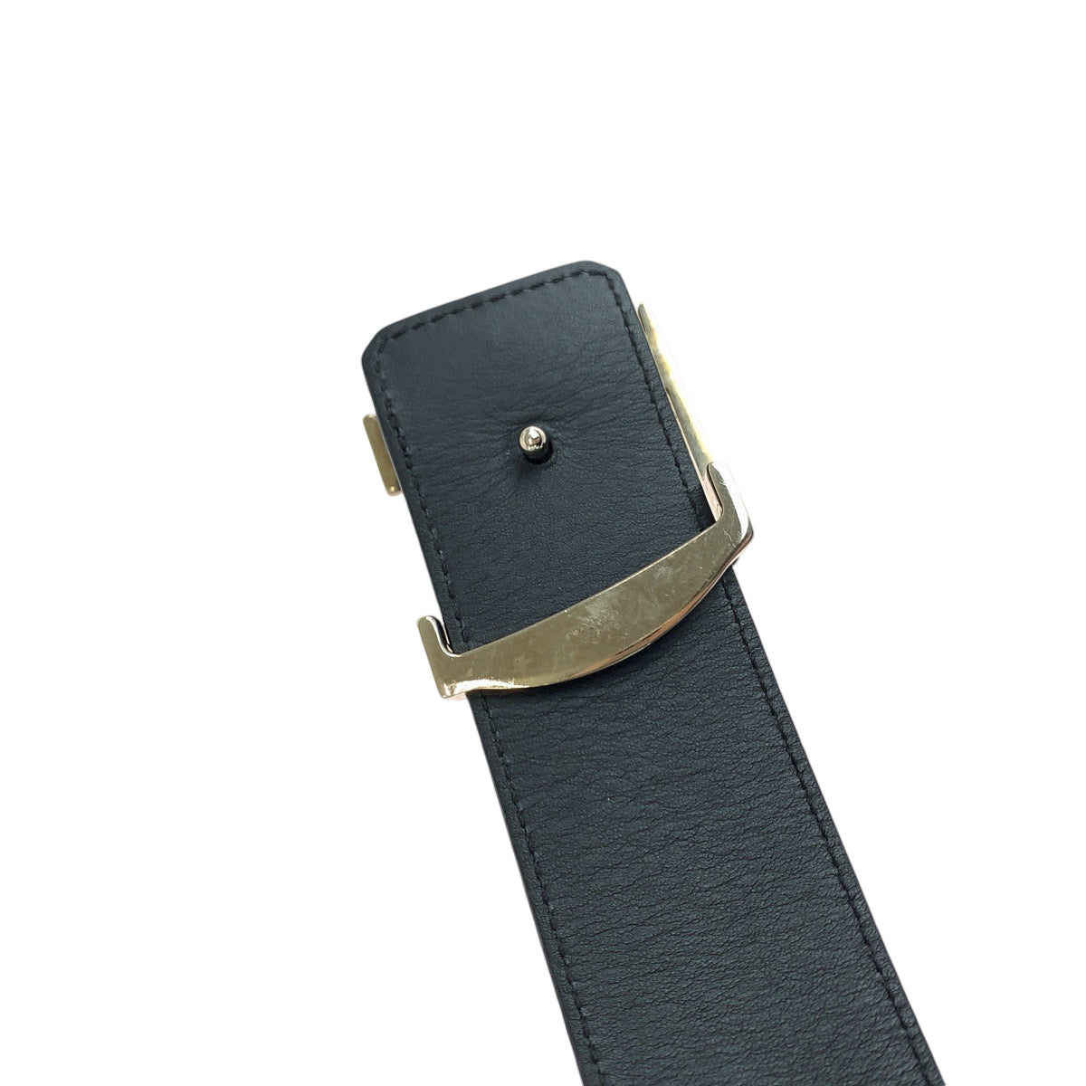 14537
LOUIS VUITTON ルイヴィトン モノグラム LV イニシャル 80cm/32inc ブラウン シルバー金具 PVC M9821 ベルト  メンズ