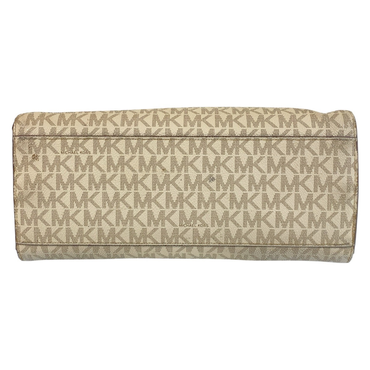14544
Michael Kors マイケルコース MKシグネチャー サッチェル スモール ピンク ホワイト ゴールド金具 PVC / レザー ハンドバッグ ショルダーバッグ 2way  レディース