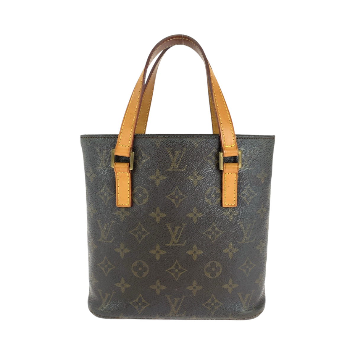 14552
LOUIS VUITTON ルイヴィトン モノグラム ヴァヴァンPM ブラウン ゴールド金具 PVC M51172 トートバッグ ハンドバッグ  レディース