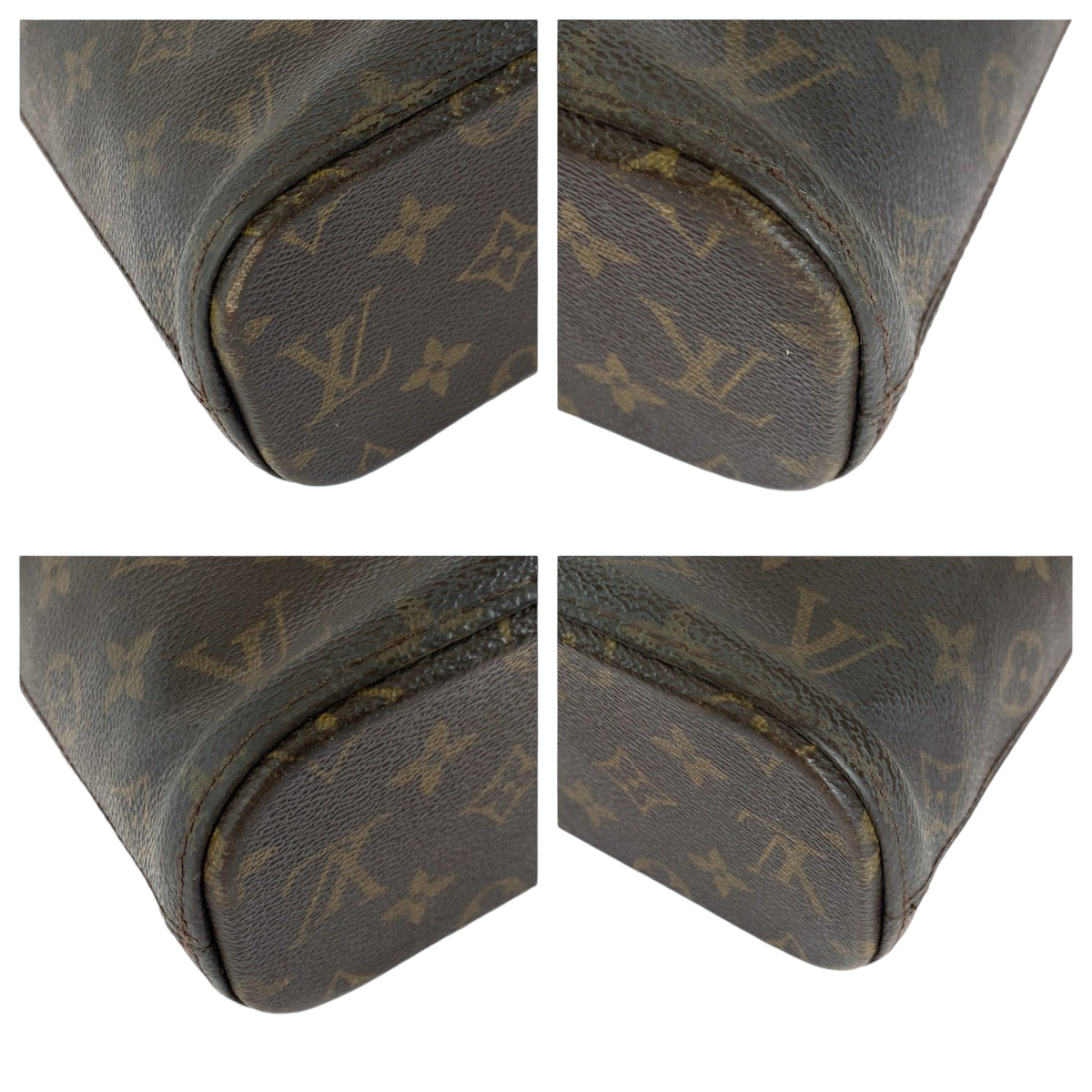 14552
LOUIS VUITTON ルイヴィトン モノグラム ヴァヴァンPM ブラウン ゴールド金具 PVC M51172 トートバッグ ハンドバッグ  レディース