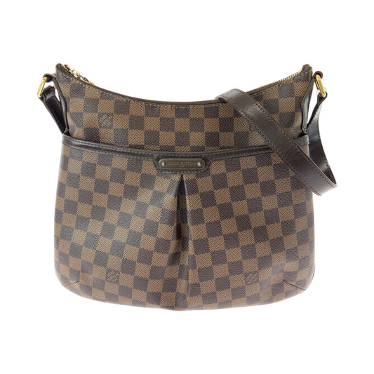 14553
LOUIS VUITTON ルイヴィトン ダミエ エベヌ ブルームズベリPM ブラウン ゴールド金具 レザー N42251 ショルダーバッグ ポシェット  レディース
