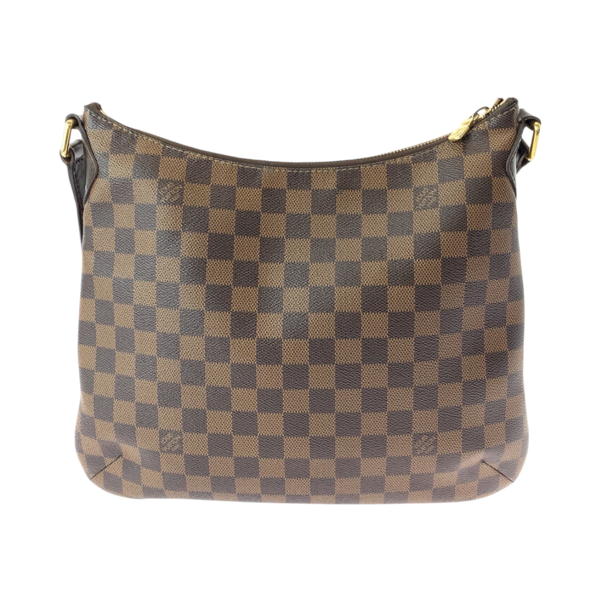 14553
LOUIS VUITTON ルイヴィトン ダミエ エベヌ ブルームズベリPM ブラウン ゴールド金具 レザー N42251 ショルダーバッグ ポシェット  レディース