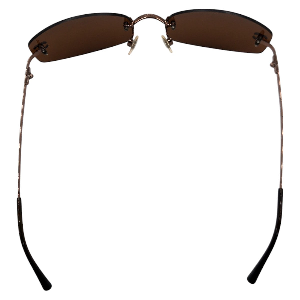 CHANEL シャネル ココマーク ブラウン メタル 4002 c.204/6u 57□19 130 サングラス スクエア  レディース