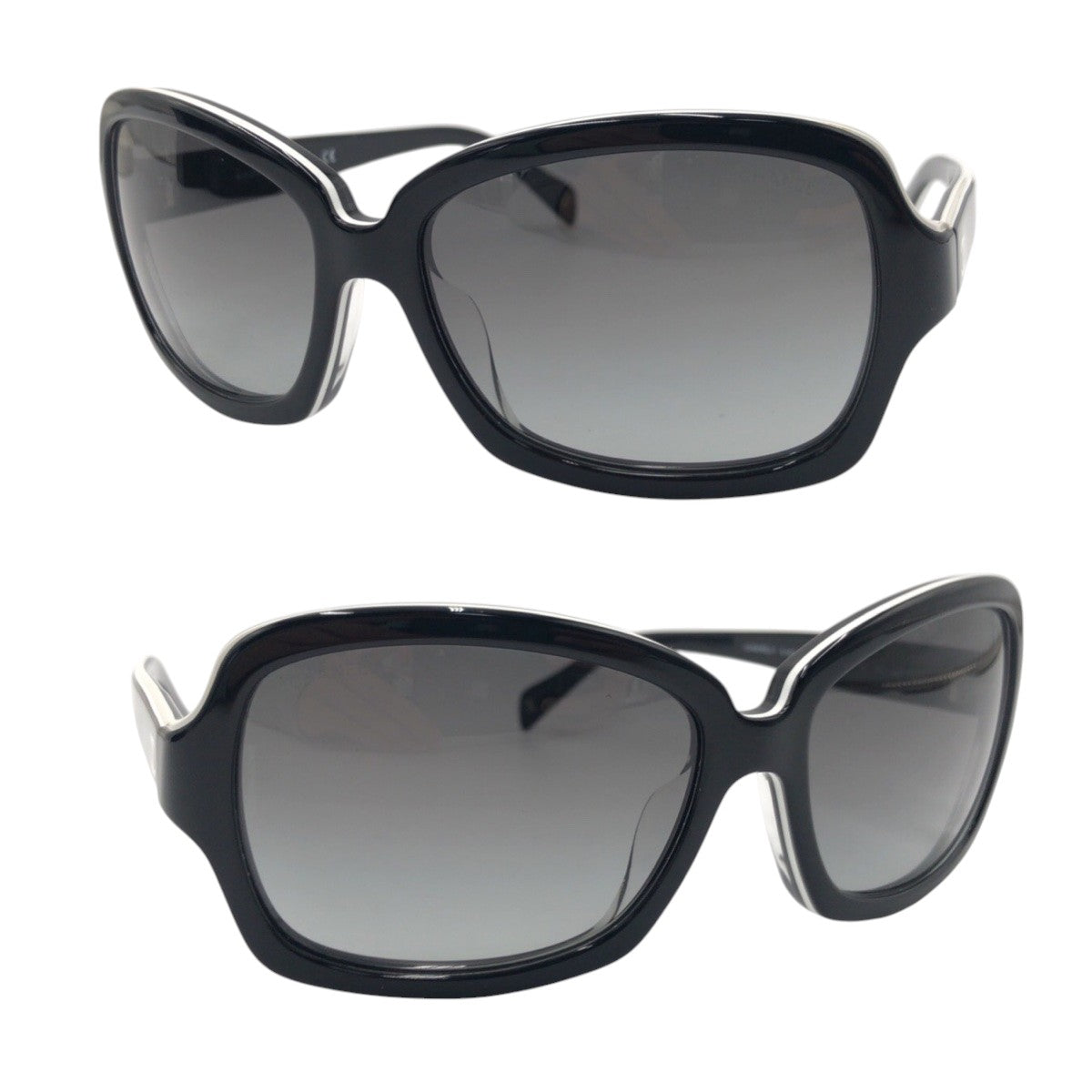 14558
CHANEL シャネル ココマーク ブラック 黒 プラスチック 5143-A c.1138/3C 5815 135 2N サングラス ティアドロップ  レディース