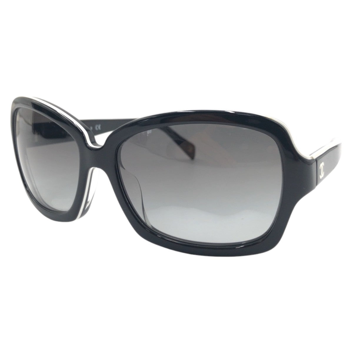 14558
CHANEL シャネル ココマーク ブラック 黒 プラスチック 5143-A c.1138/3C 5815 135 2N サングラス ティアドロップ  レディース