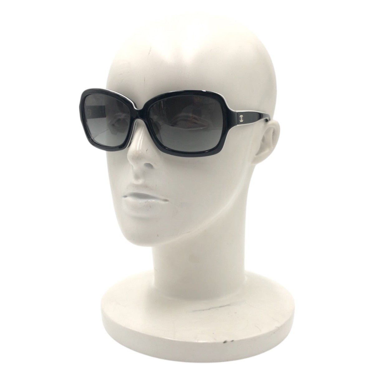 14558
CHANEL シャネル ココマーク ブラック 黒 プラスチック 5143-A c.1138/3C 5815 135 2N サングラス ティアドロップ  レディース