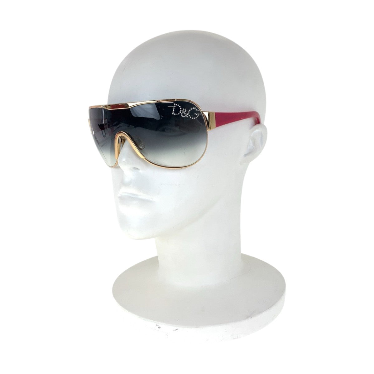 14559
グラデーションレンズ レッド ゴールド  プラスチック / メタル DG6011-B 03/8G 125 サングラス バタフライ  メンズ