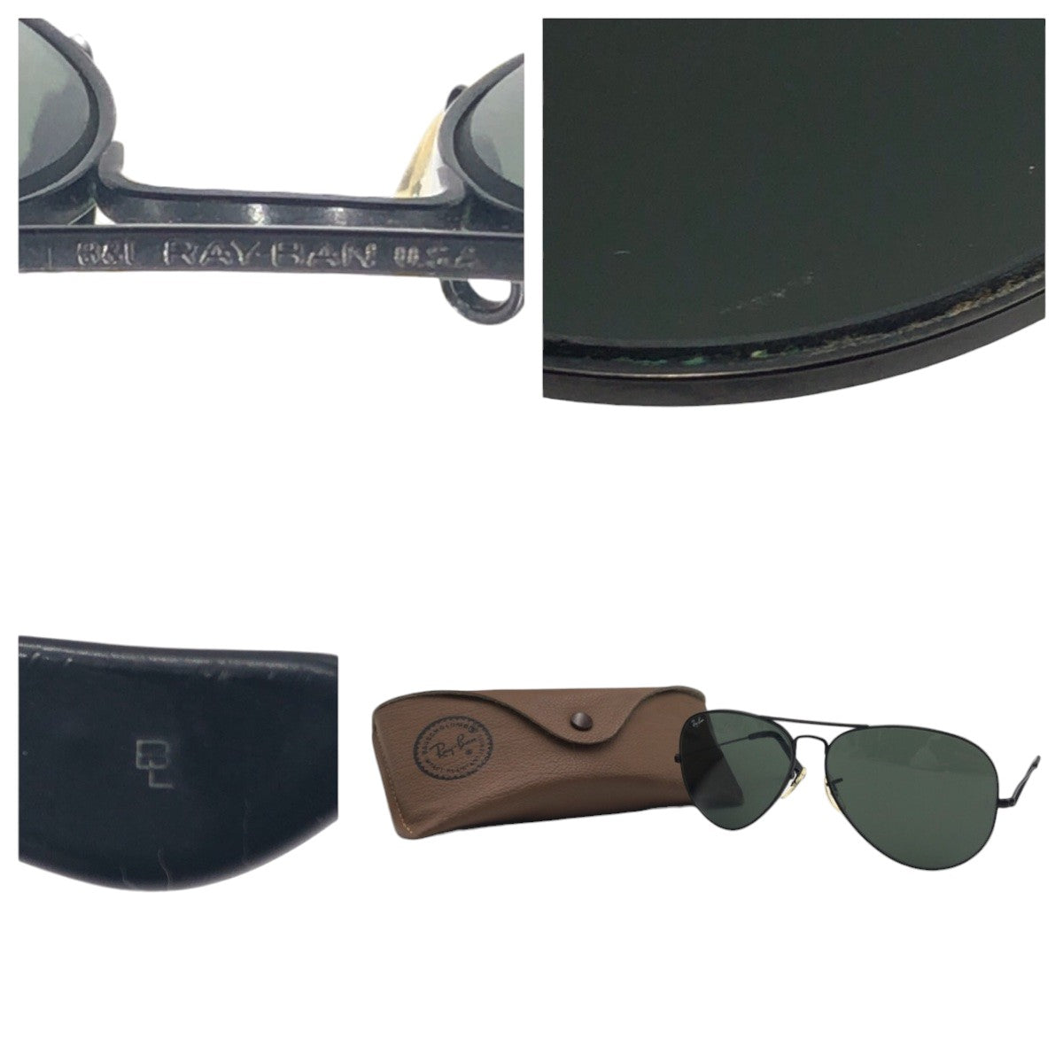 14560
Ray-Ban レイバン ヴィンテージ B&L ボシュロム アビエーター ブラック 黒 メタル サングラス ティアドロップ  メンズ ABP7