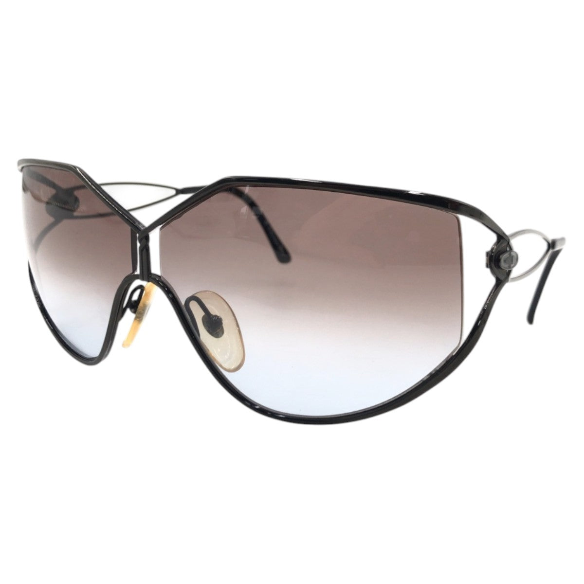 Dior ディオール ヴィンテージ CDロゴ ブラック 黒 メタル 2345 90 64□08 115 サングラス バタフライ  レディース