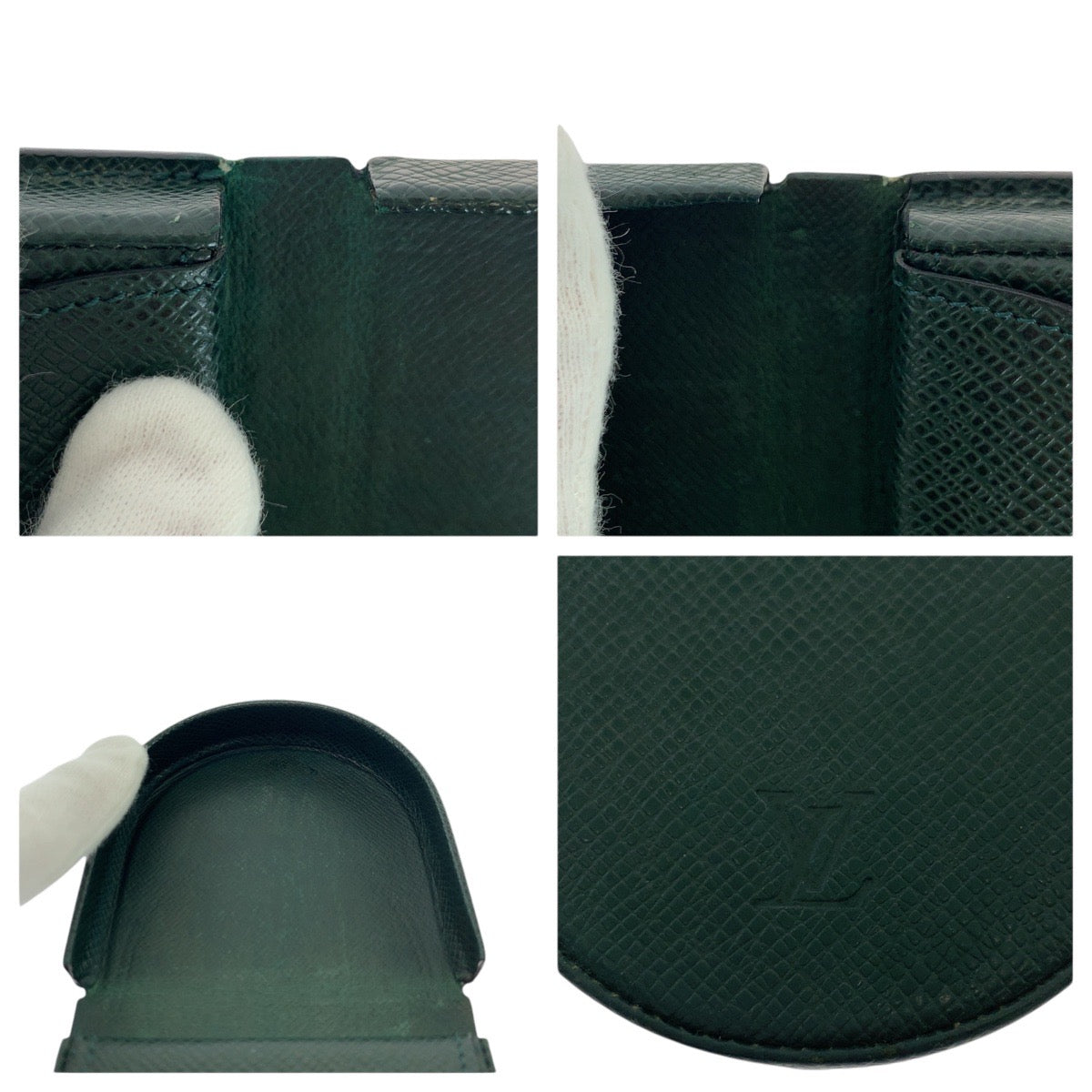 14562
LOUIS VUITTON ルイヴィトン タイガ ポルトモネ キュベット エピセア ダークグリーン レザー M30374 コインケース 小銭入れ 男女兼用  レディース ABP32