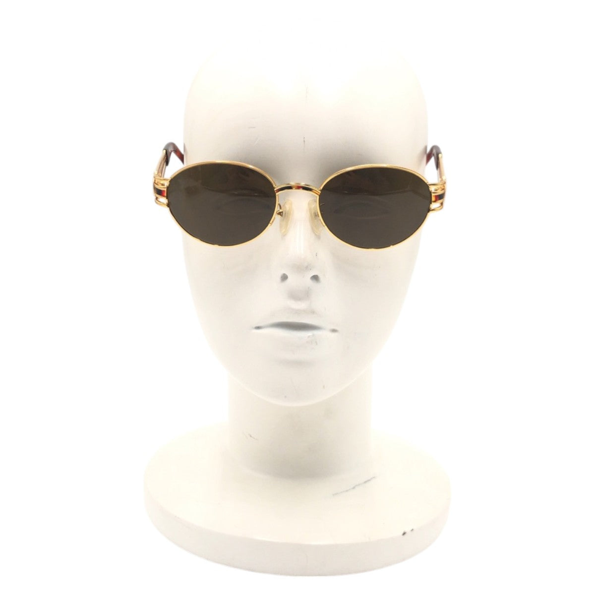 FENDI フェンディ ヴィンテージ ゴールド ブラック 黒 メタル MOD SL7030 COL 126 サングラス 男女兼用 ラウンド  レディース