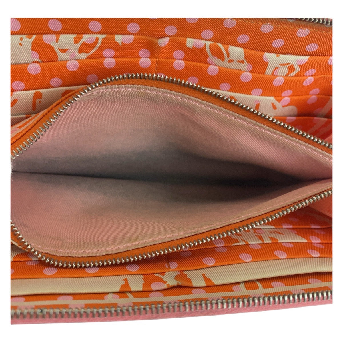 14564
HERMES エルメス アザップロング シルクイン ローズアザレ ピンク シルバー金具 ヴォーエプソン 長財布 ロングウォレット c刻印  レディース