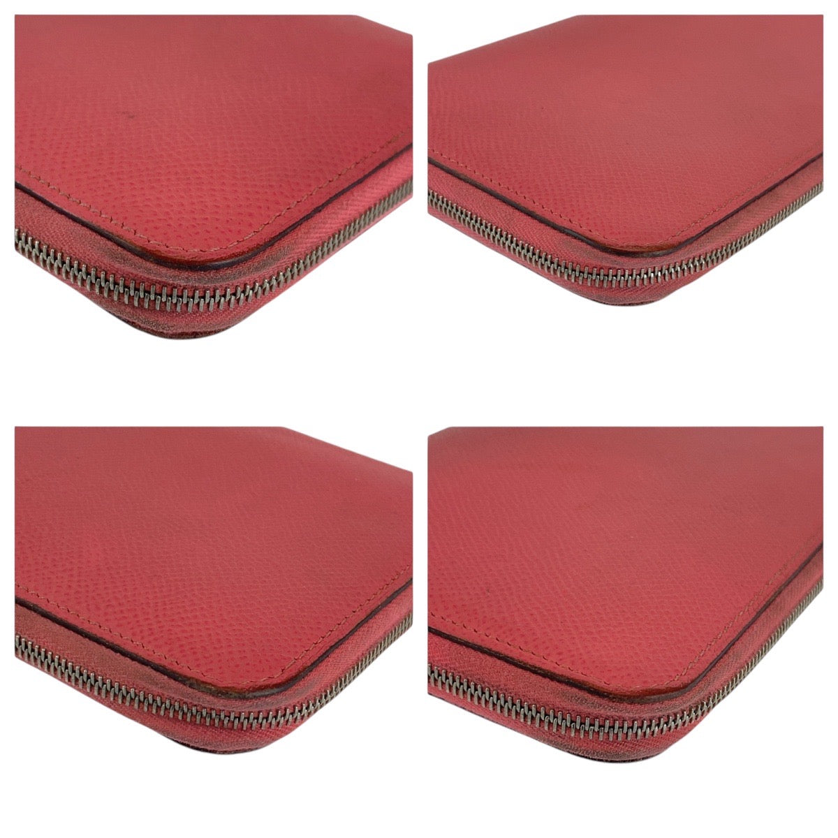 14564
HERMES エルメス アザップロング シルクイン ローズアザレ ピンク シルバー金具 ヴォーエプソン 長財布 ロングウォレット c刻印  レディース