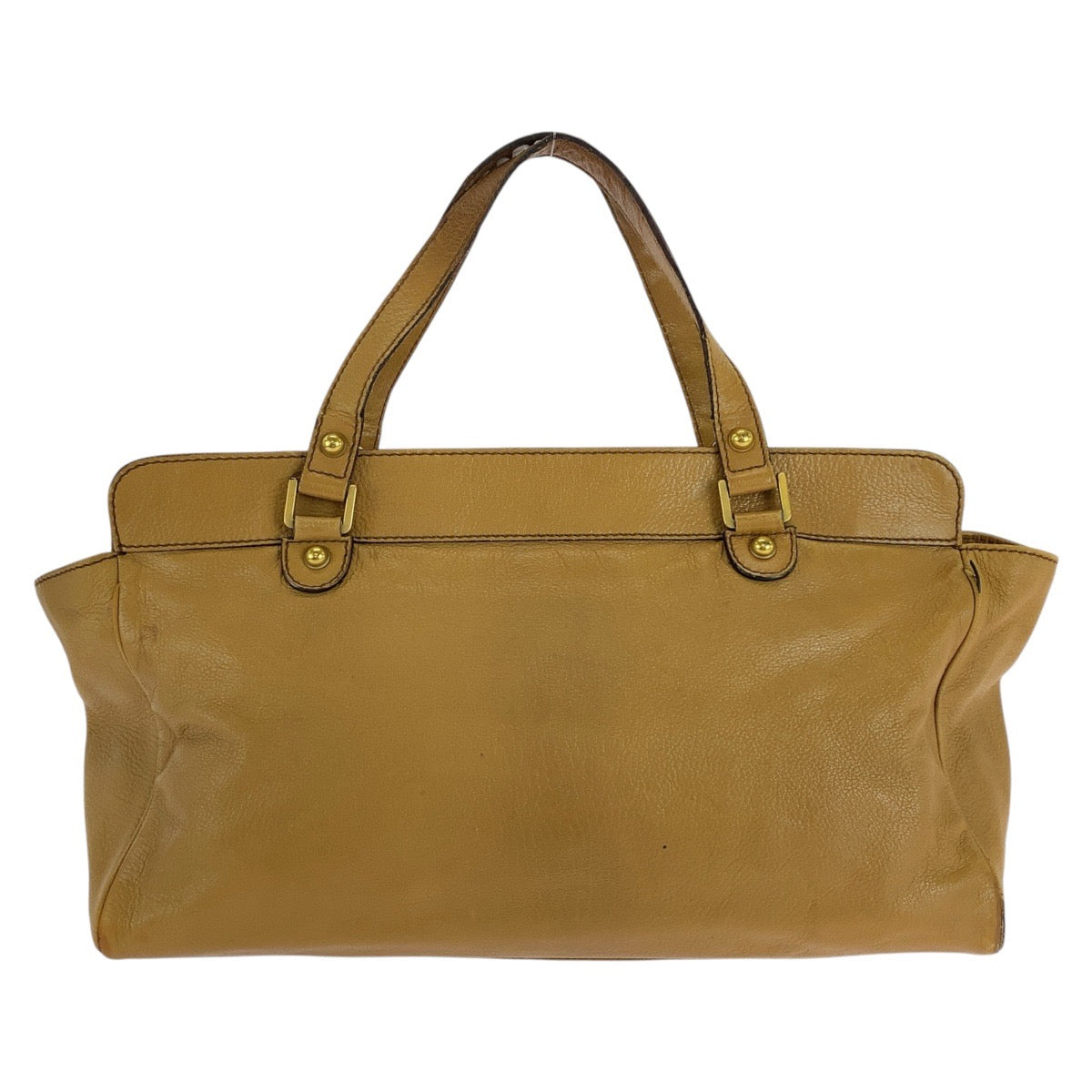 14575
GUCCI グッチ ブロンディ ブラウン ゴールド金具 レザー 121551 ハンドバッグ  レディース AB18