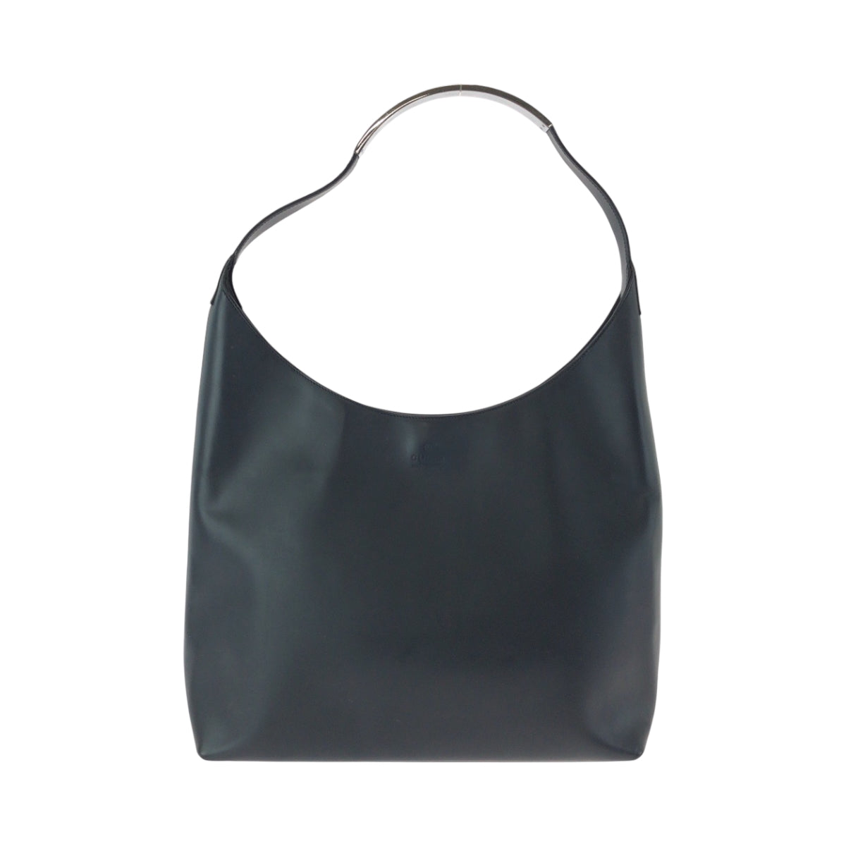 14576
GUCCI グッチ ブラック シルバー金具 レザー 001 3297 ワンショルダーバッグ ホーボー  レディース