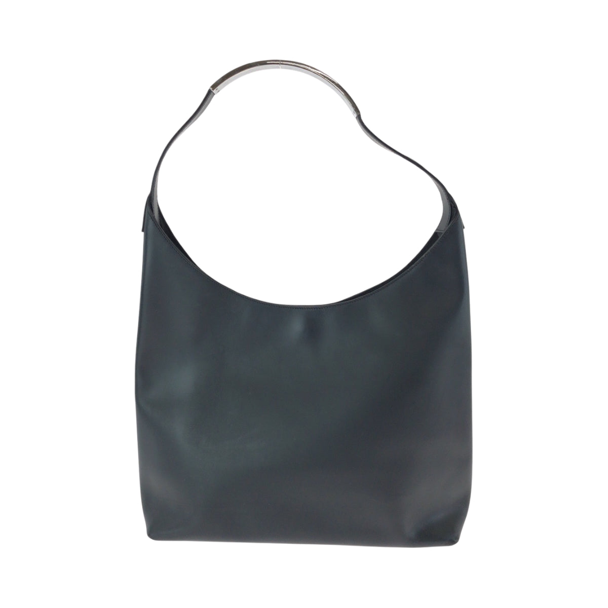 14576
GUCCI グッチ ブラック シルバー金具 レザー 001 3297 ワンショルダーバッグ ホーボー  レディース