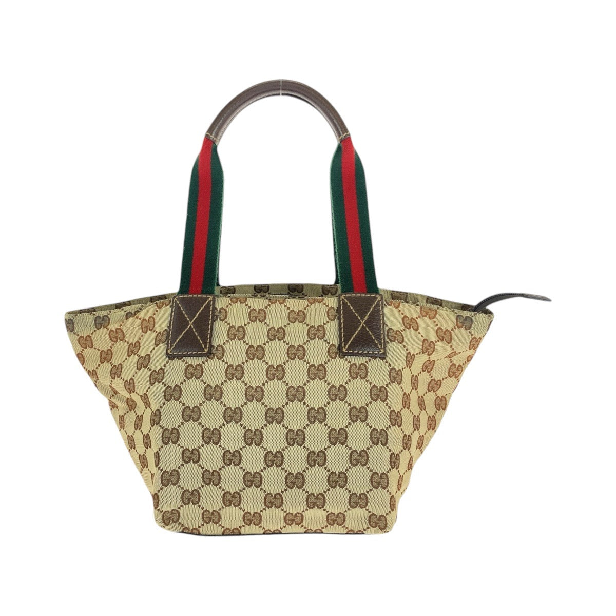 14581
GUCCI グッチ シェリーライン ブラウン ベージュ GGキャンバス / レザー 131228 トートバッグ ショルダーバッグ  レディース