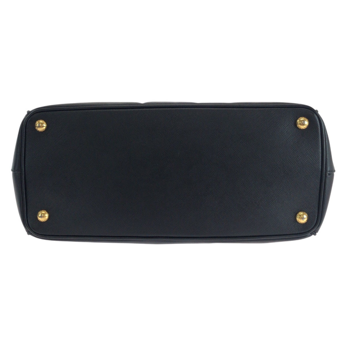 14583
PRADA プラダ サフィアーノ ガレリア ブラック 黒 ゴールド金具 レザー トートバッグ ショルダーバッグ 2way  レディース