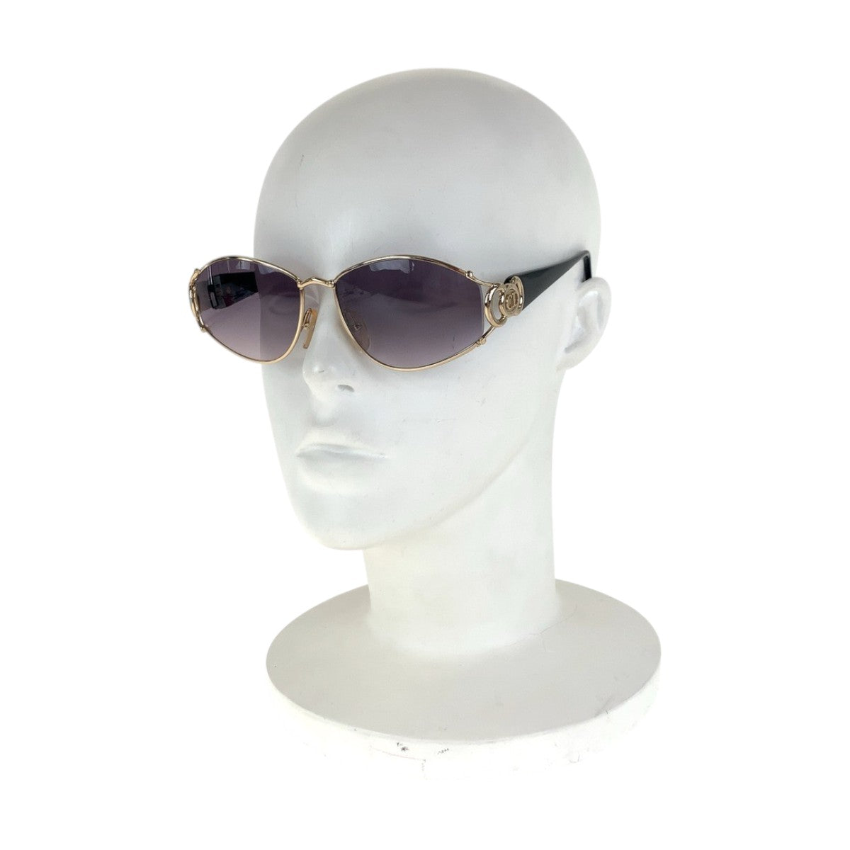 14585
Dior ディオール ヴィンテージ ブラック パープル ゴールド金具 プラスチック / メタル 2844 41 58◻︎16 サングラス 男女兼用 フォックス  レディース