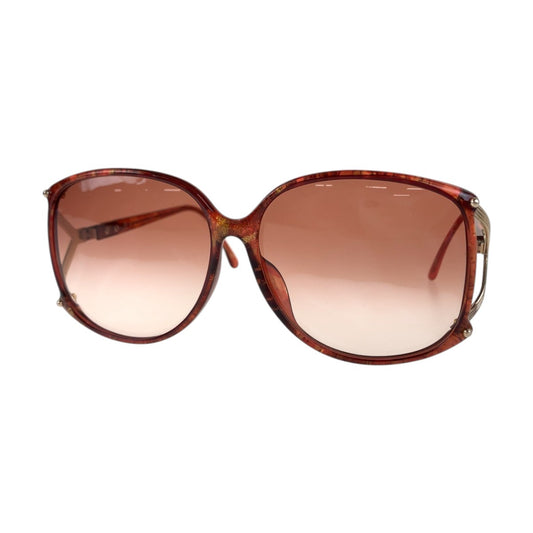 14586
Dior ディオール ヴィンテージ グラデーションレンズ レッド ゴールド金具 プラスチック 2496A 30 60◻︎13 サングラス ウェリントン  レディース
