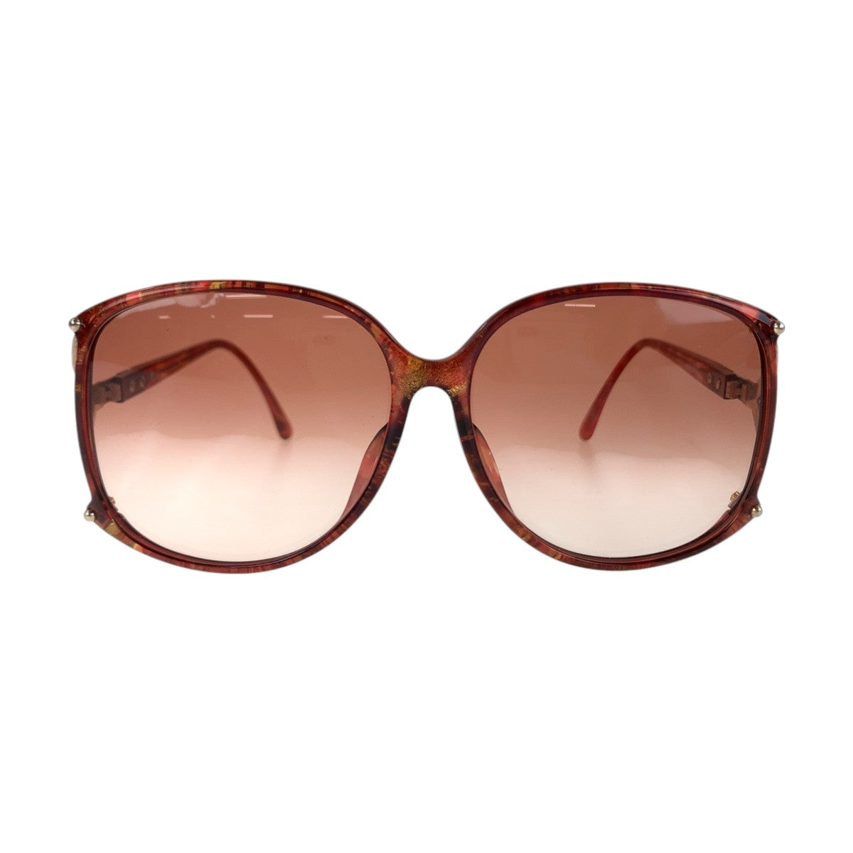 14586
Dior ディオール ヴィンテージ グラデーションレンズ レッド ゴールド金具 プラスチック 2496A 30 60◻︎13 サングラス ウェリントン  レディース