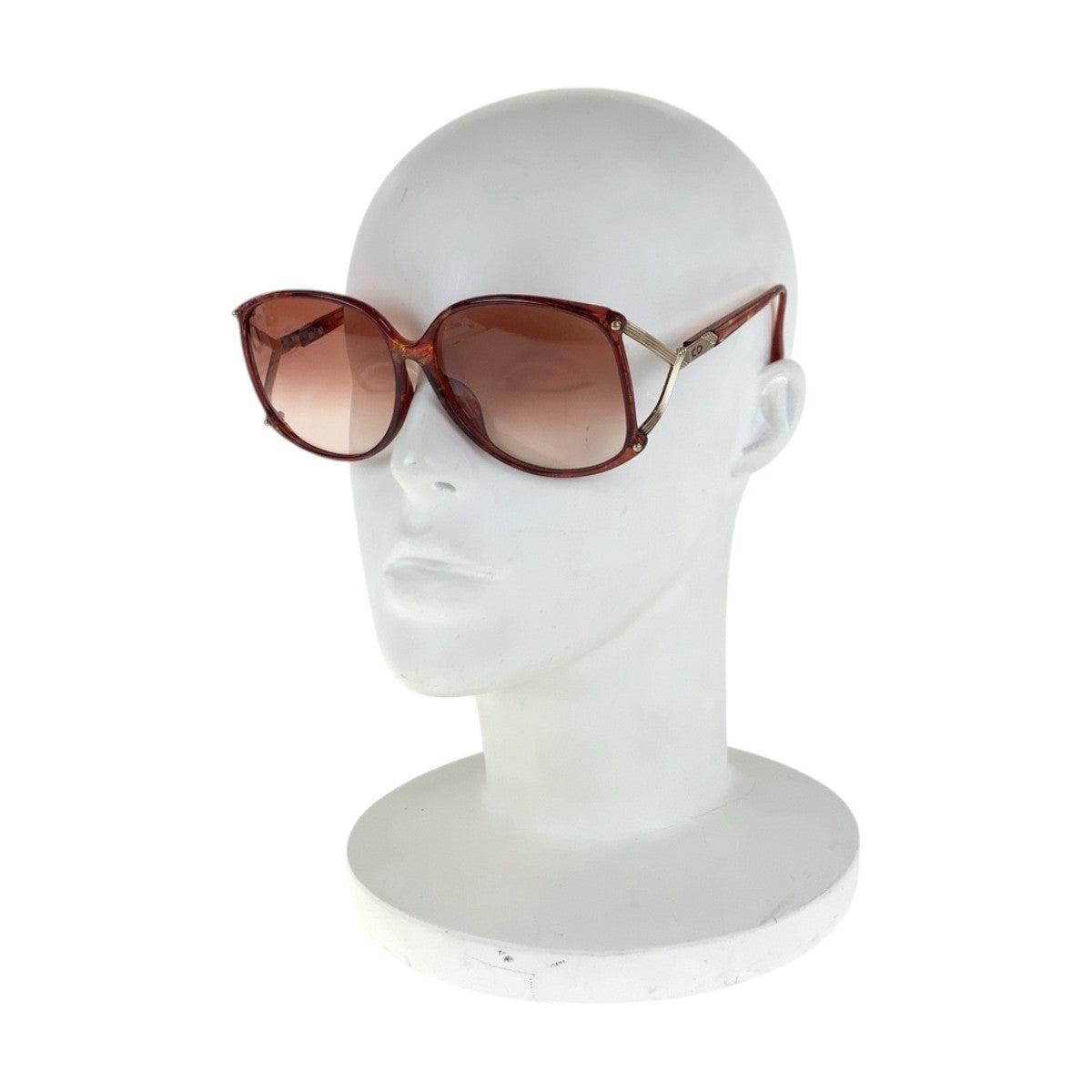 14586
Dior ディオール ヴィンテージ グラデーションレンズ レッド ゴールド金具 プラスチック 2496A 30 60◻︎13 サングラス ウェリントン  レディース