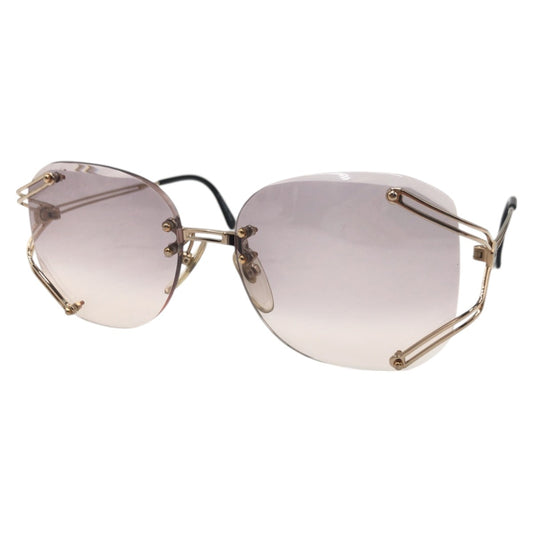 Dior ディオール ヴィンテージ CDロゴ ゴールド パープル メタル 2478 90 57◻︎18 125 サングラス バタフライ  レディース