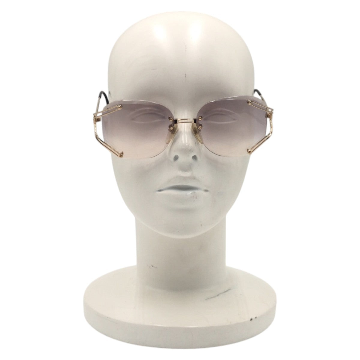 Dior ディオール ヴィンテージ CDロゴ ゴールド パープル メタル 2478 90 57◻︎18 125 サングラス バタフライ  レディース