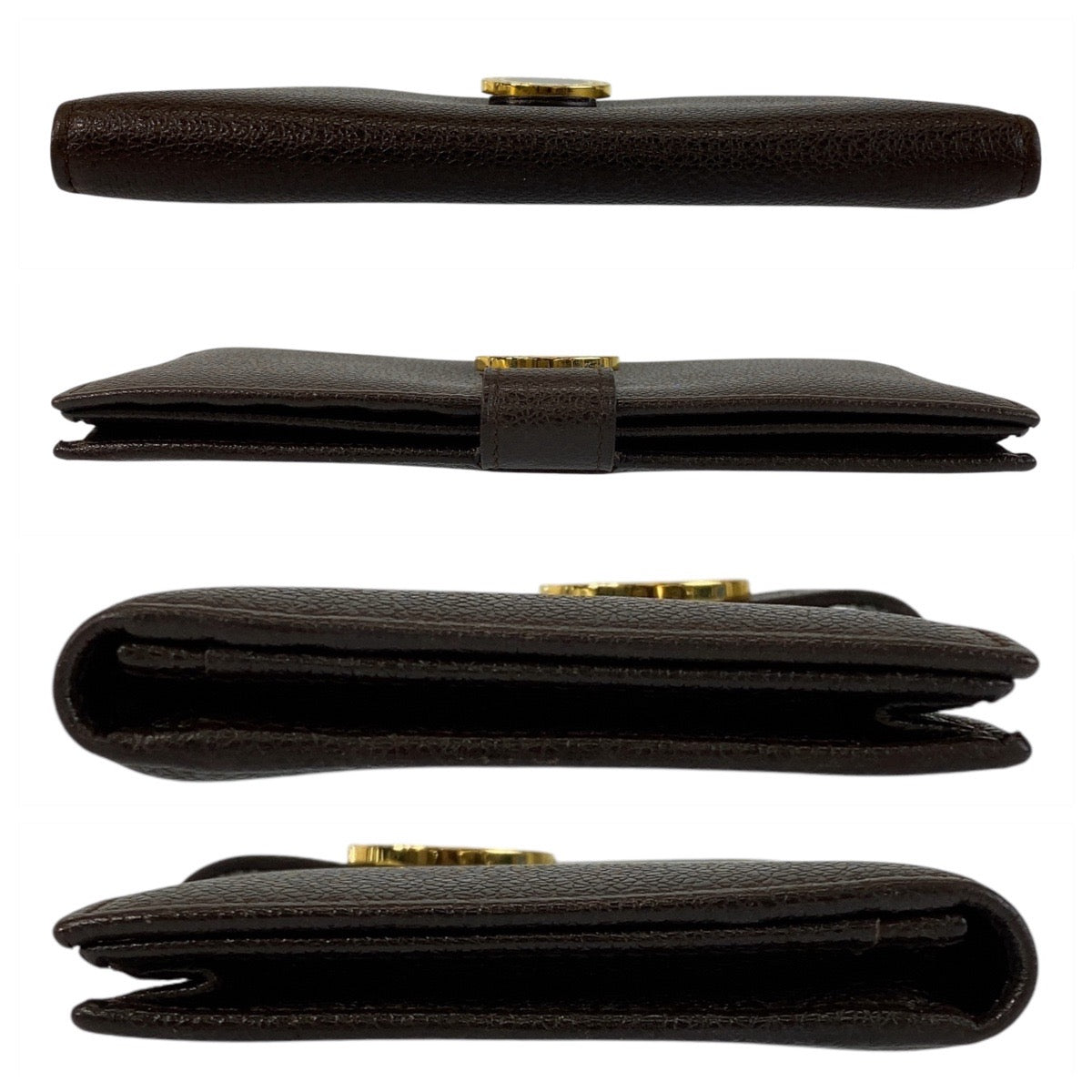 14589
BVLGARI ブルガリ コローレ ブラウン ゴールド金具 レザー 長財布 ロングウォレット  レディース