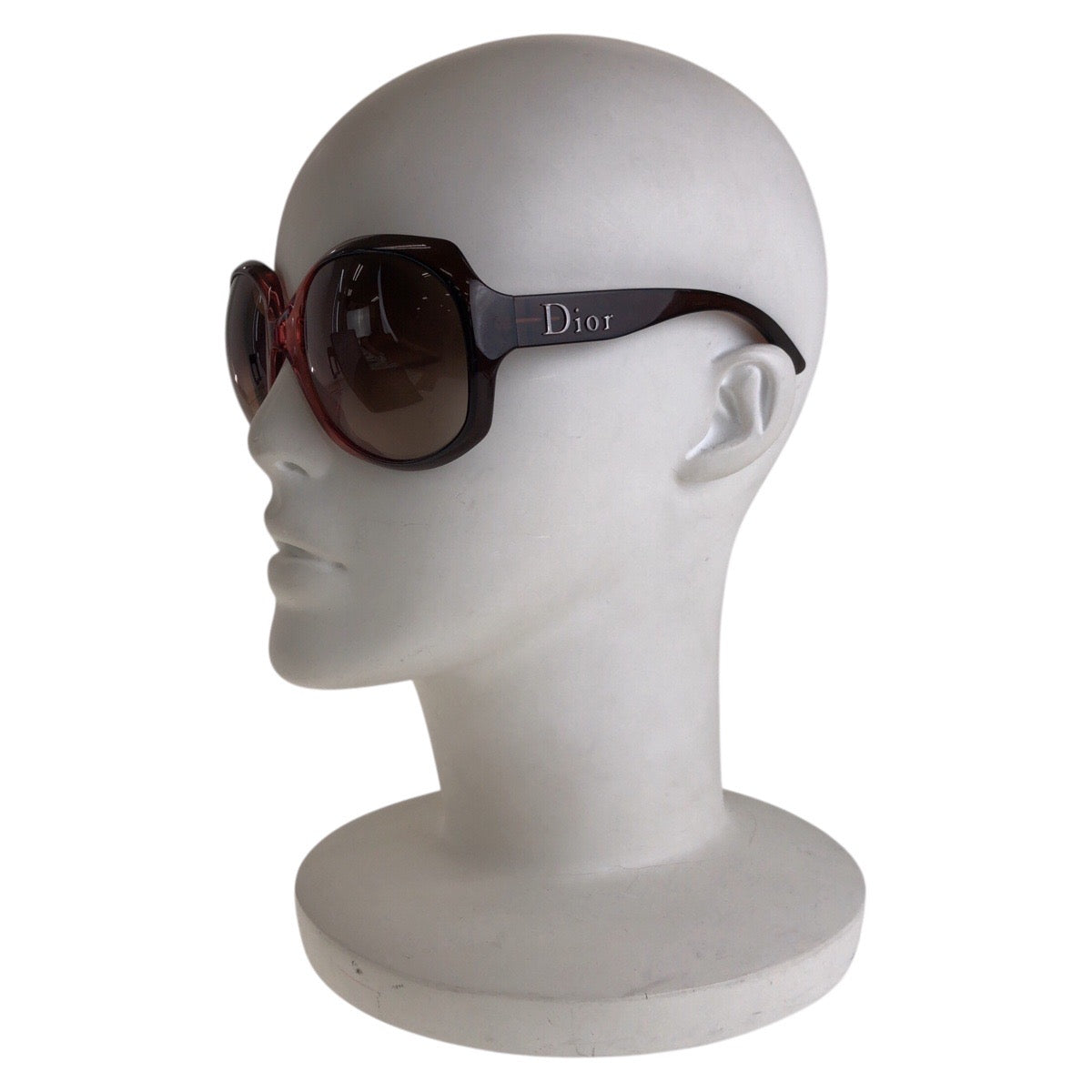 Dior ディオール ディオール ブラウン シルバー金具 プラスチック GLOSSY 1 A3FCC 62◻︎20 サングラス バタフライ  レディース