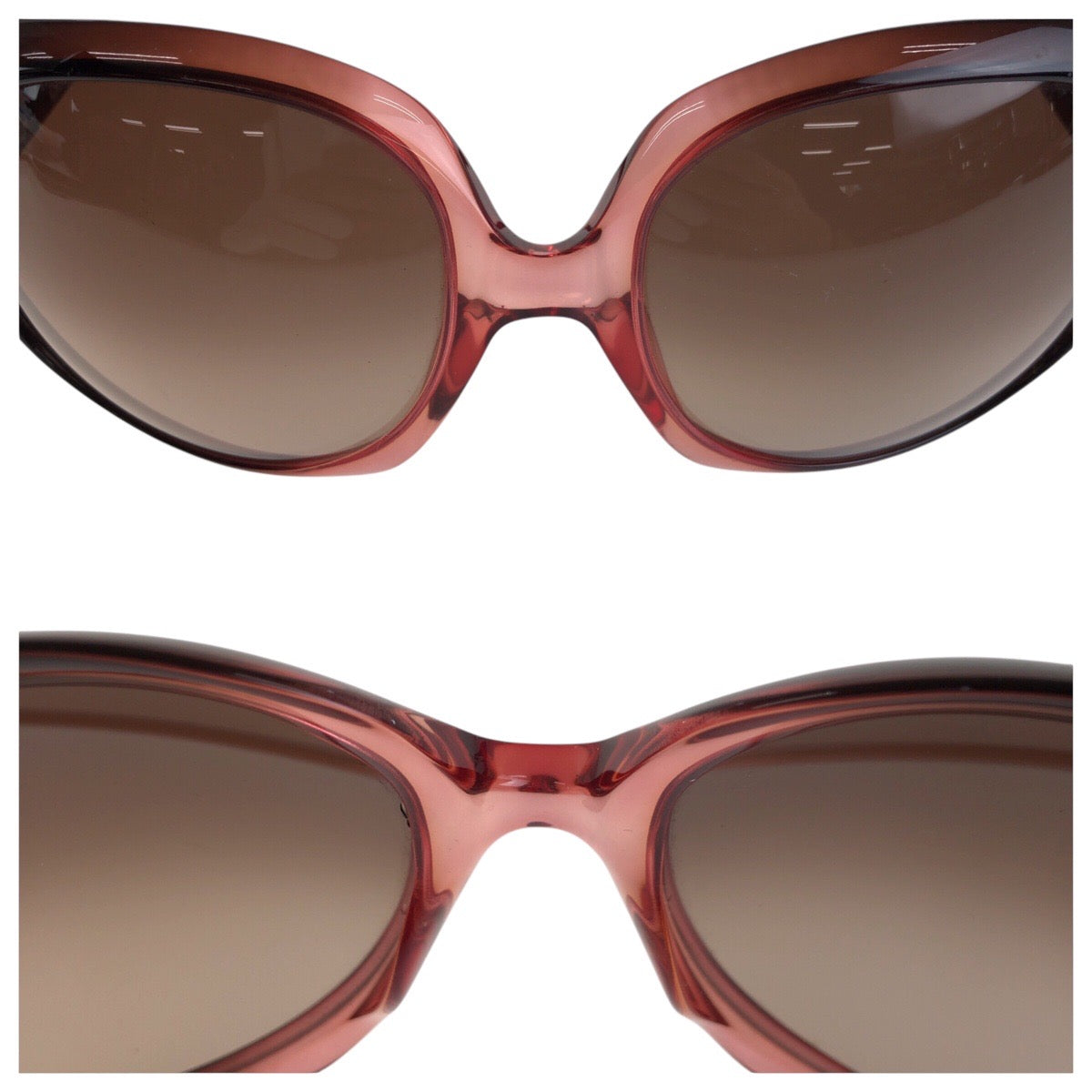 Dior ディオール ディオール ブラウン シルバー金具 プラスチック GLOSSY 1 A3FCC 62◻︎20 サングラス バタフライ  レディース