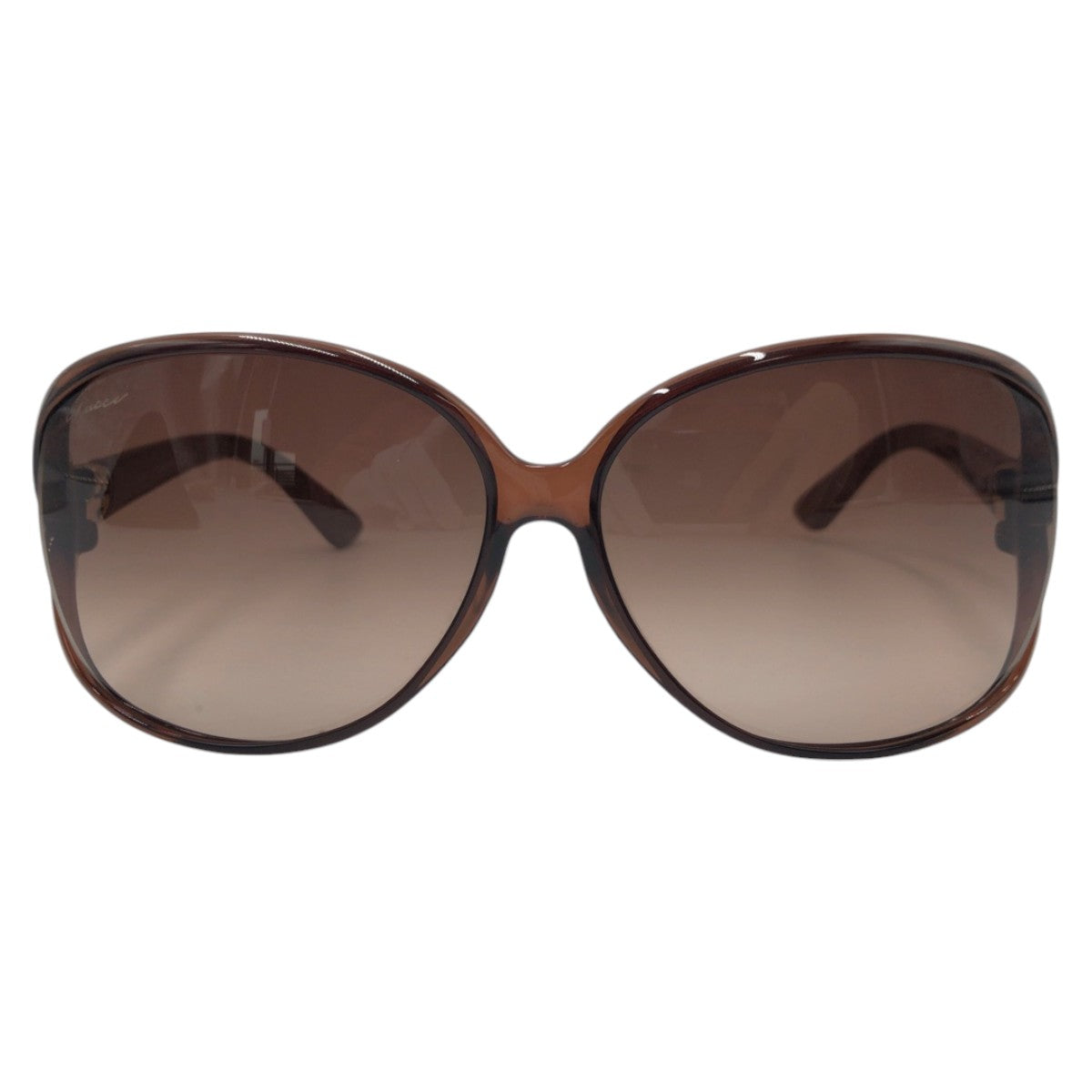 GUCCI グッチ インターロッキングGハート GG柄 ブラウン プラスチック GG3792/F/S MKWJ6 64□13 125 サングラス バタフライ  レディース