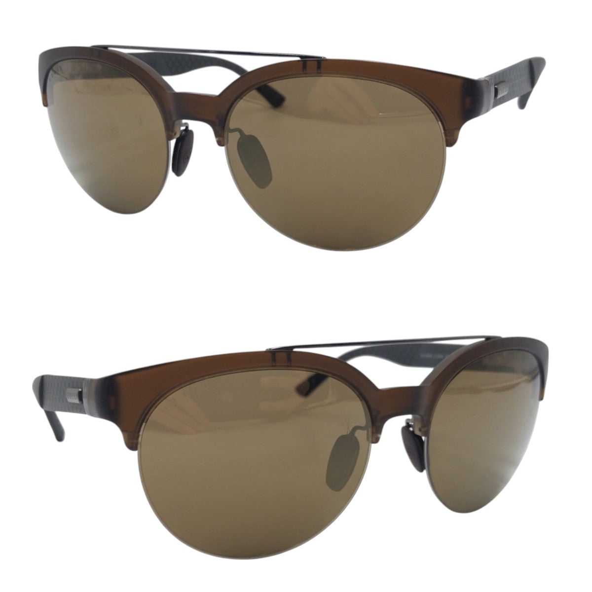 GUCCI グッチ ブラウン グレー プラスチック GG1069/S CC9W8 5518 145 BM3 サングラス ラウンド  メンズ