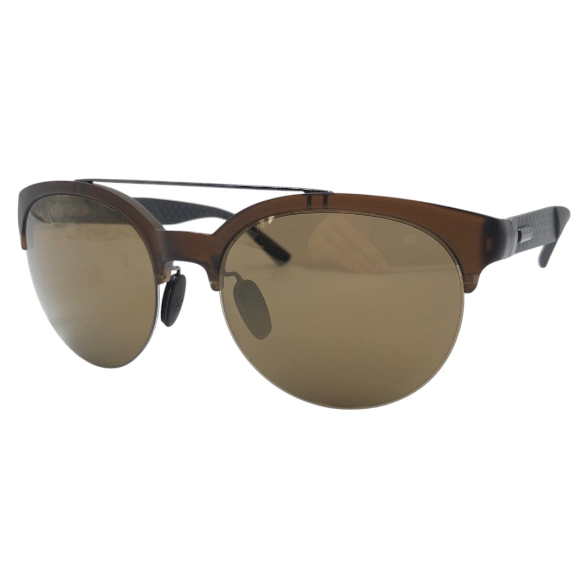 GUCCI グッチ ブラウン グレー プラスチック GG1069/S CC9W8 5518 145 BM3 サングラス ラウンド  メンズ