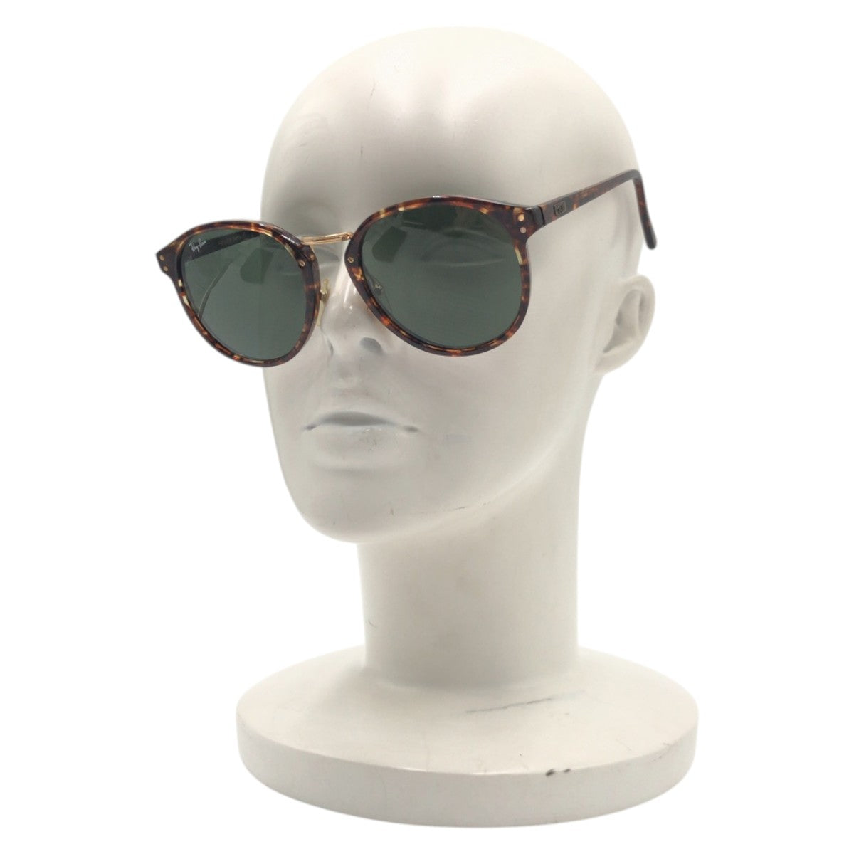 Ray-Ban Vintage B&amp;L Bausch &amp; Lomb RAY-BAN USA Premier Traditionals Brown Plastic 5219 Glasses Frame Round Men's