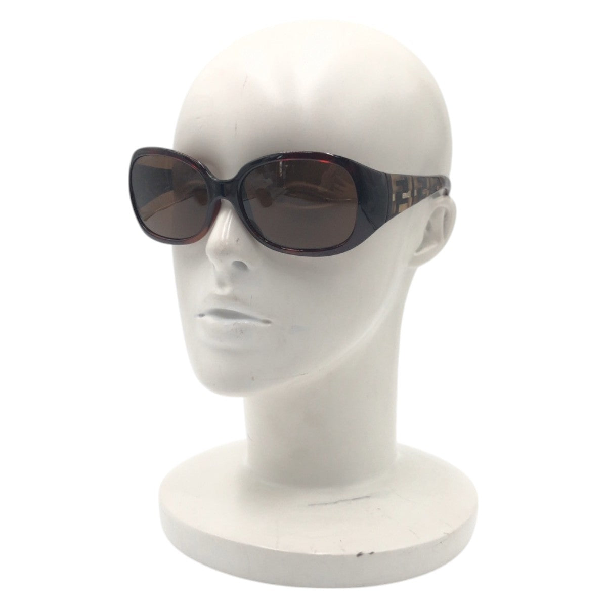FENDI フェンディ ズッカ ブラウン プラスチック FS44238 5817 130 サングラス 男女兼用 バタフライ  レディース