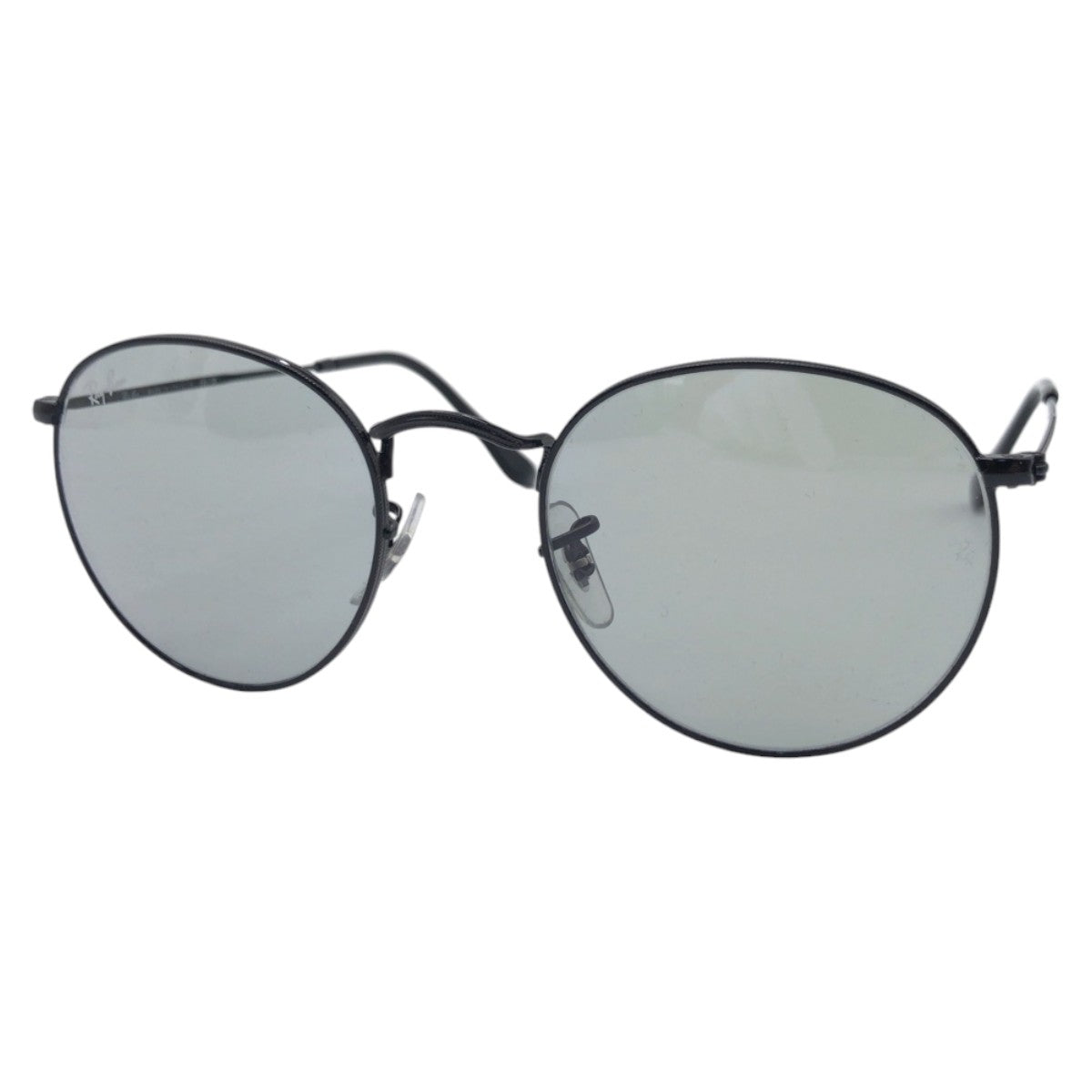 Ray-Ban ROUND METAL Black RB 3447 002/52 50□21 145 Sunglasses Round Men's