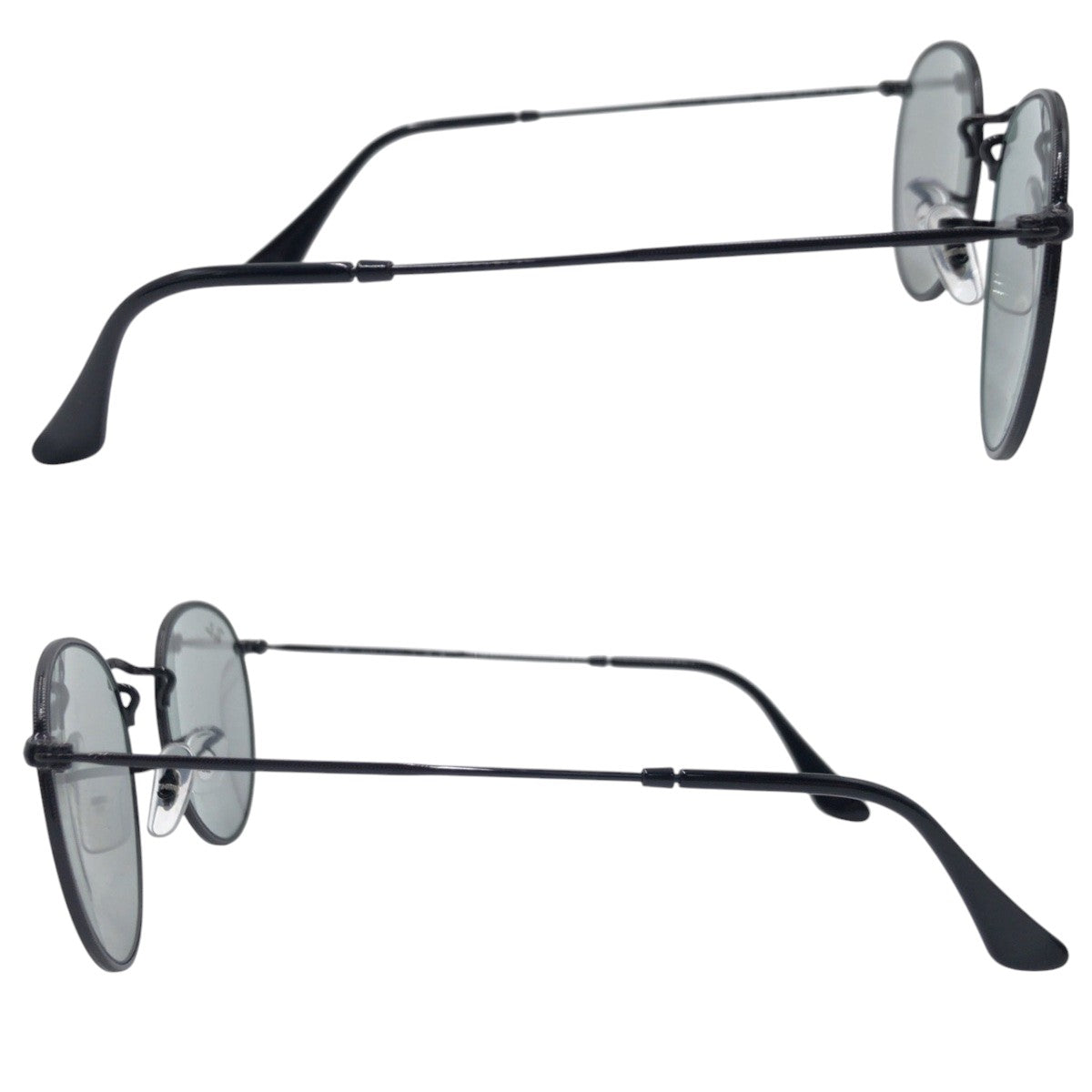 Ray-Ban ROUND METAL Black RB 3447 002/52 50□21 145 Sunglasses Round Men's