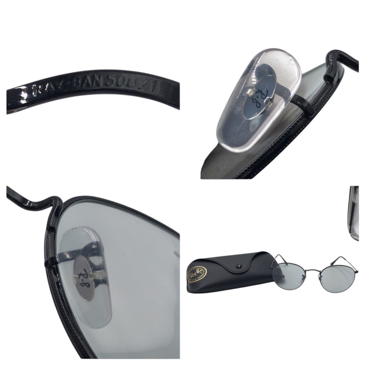 Ray-Ban ROUND METAL Black RB 3447 002/52 50□21 145 Sunglasses Round Men's