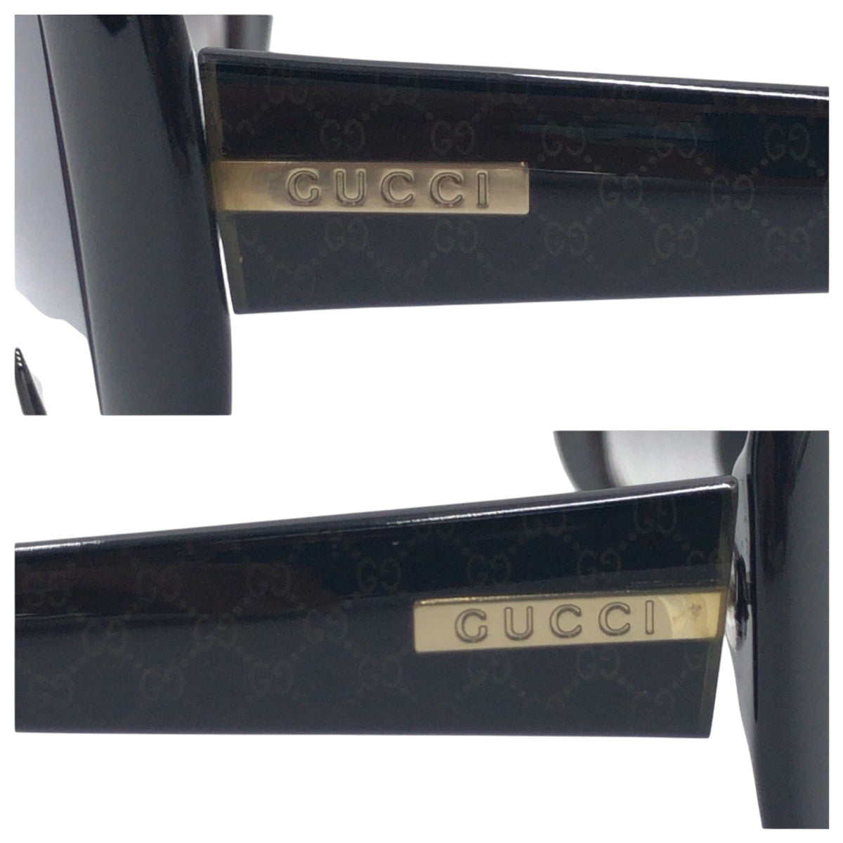 14594
GUCCI グッチ GG柄 ブラック 黒 プラスチック GG3591/F/S WF6JJ 5916 125 サングラス メガネフレーム バタフライ  レディース