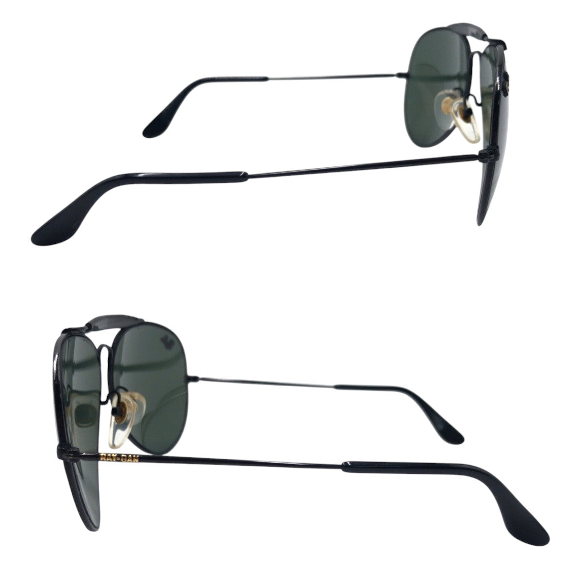 14596
Ray-Ban レイバン ヴィンテージ B&L RAY-BAN U.S.A アビエーター ブラック 黒 メタル サングラス 男女兼用 ティアドロップ  メンズ
