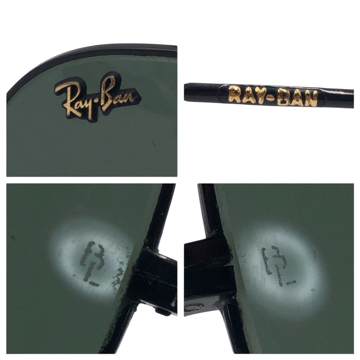 14596
Ray-Ban レイバン ヴィンテージ B&L RAY-BAN U.S.A アビエーター ブラック 黒 メタル サングラス 男女兼用 ティアドロップ  メンズ