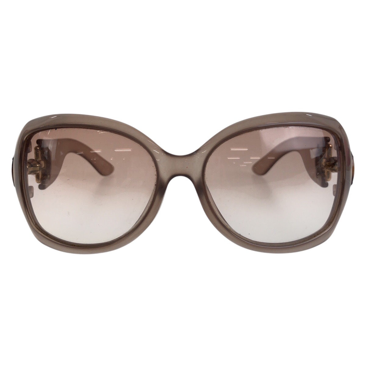 14007
GUCCI グッチ ホースビット バンブー グレー ゴールド金具 プラスチック GG2991/F/S CMGS0 6116 115 サングラス 男女兼用 バタフライ  レディース