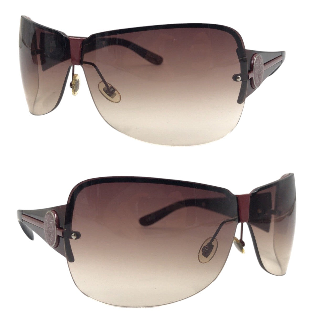 GUCCI グッチ 男女兼用 ブラウン レッド プラスチック GG 2828/S 25QQX 7501 125 サングラス バタフライ  レディース