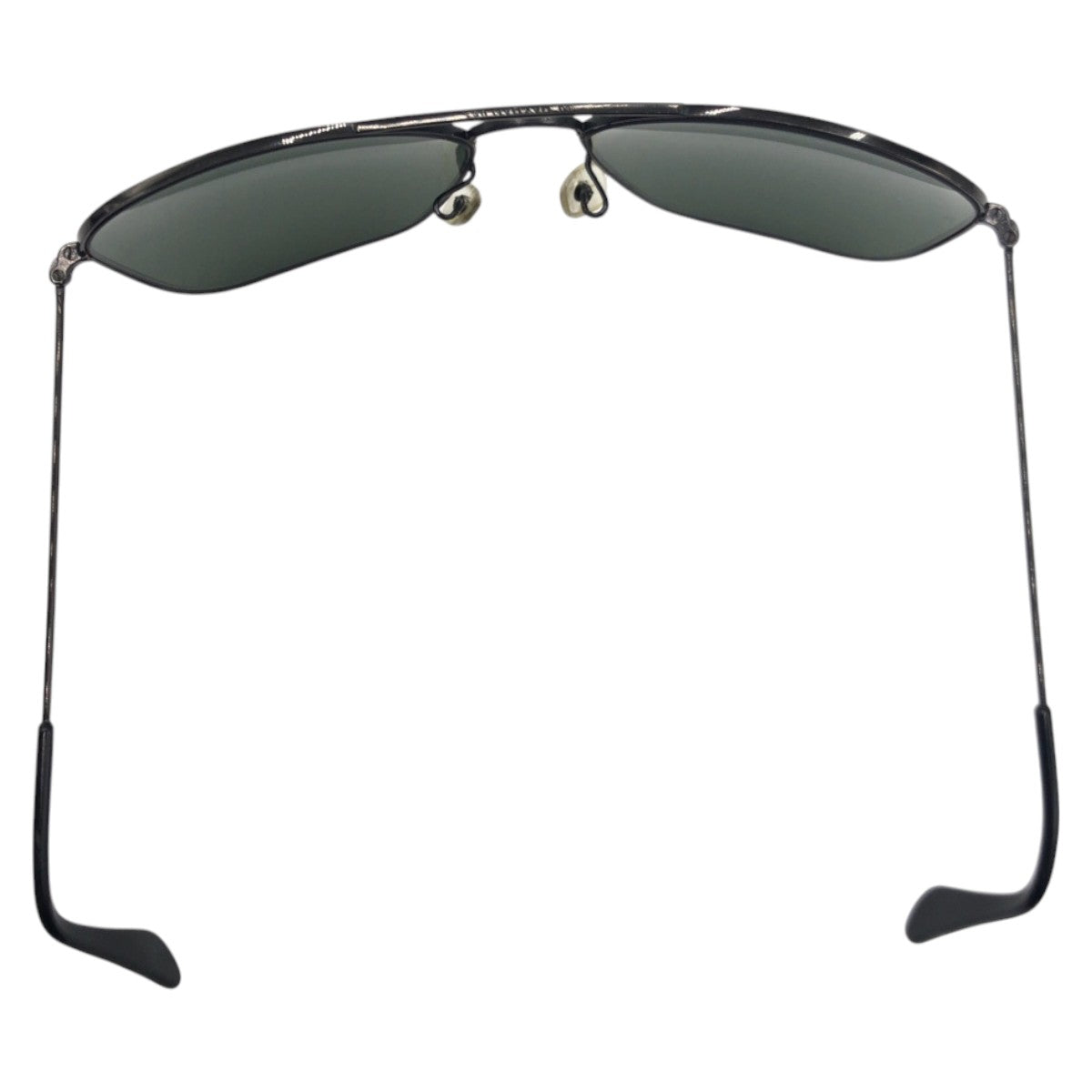 Ray-Ban Vintage B&amp;L Bausch &amp; Lomb RAY-BAN USA Black Metal Sunglasses Teardrop Men's