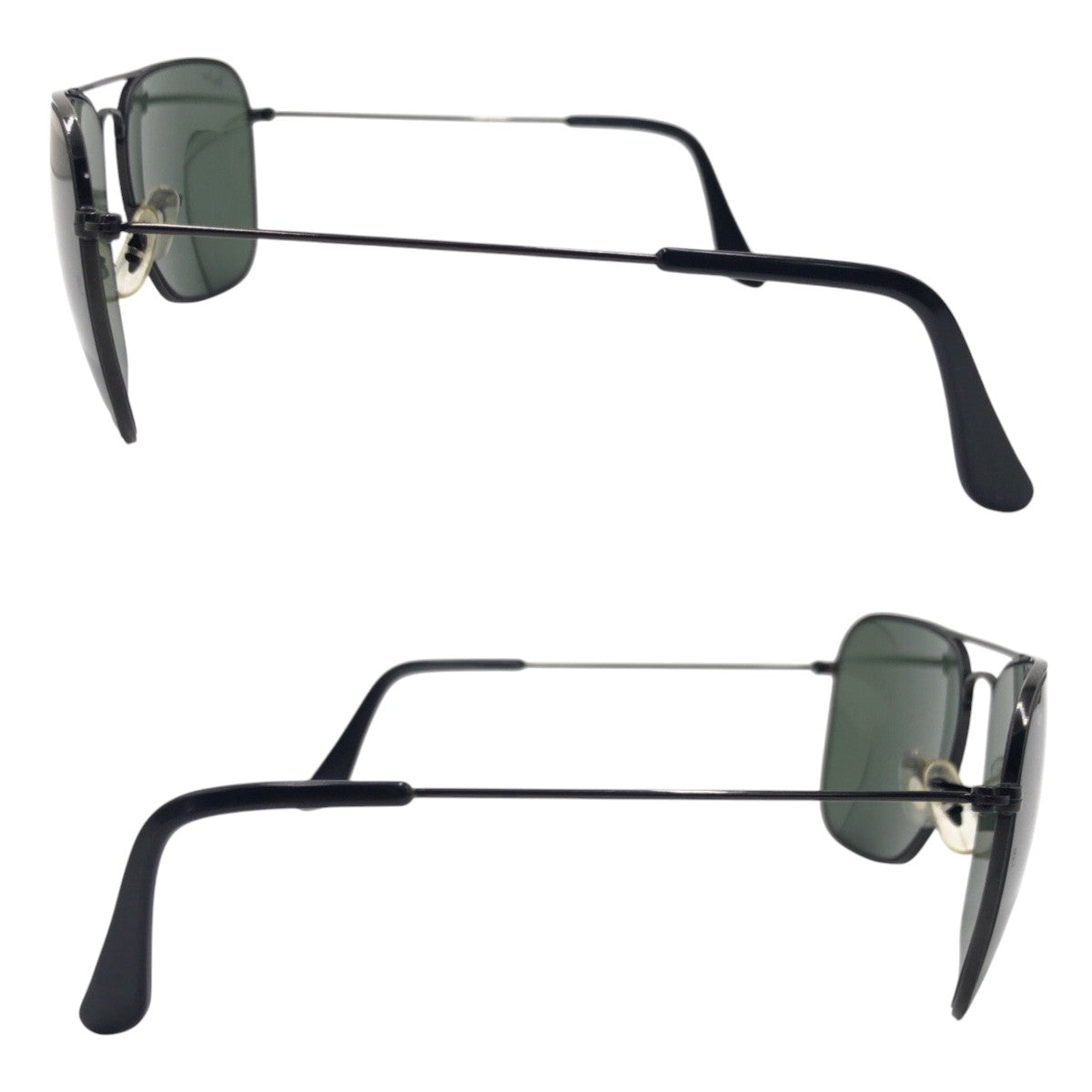 Ray-Ban Vintage B&amp;L Bausch &amp; Lomb RAY-BAN USA Black Metal Sunglasses Teardrop Men's