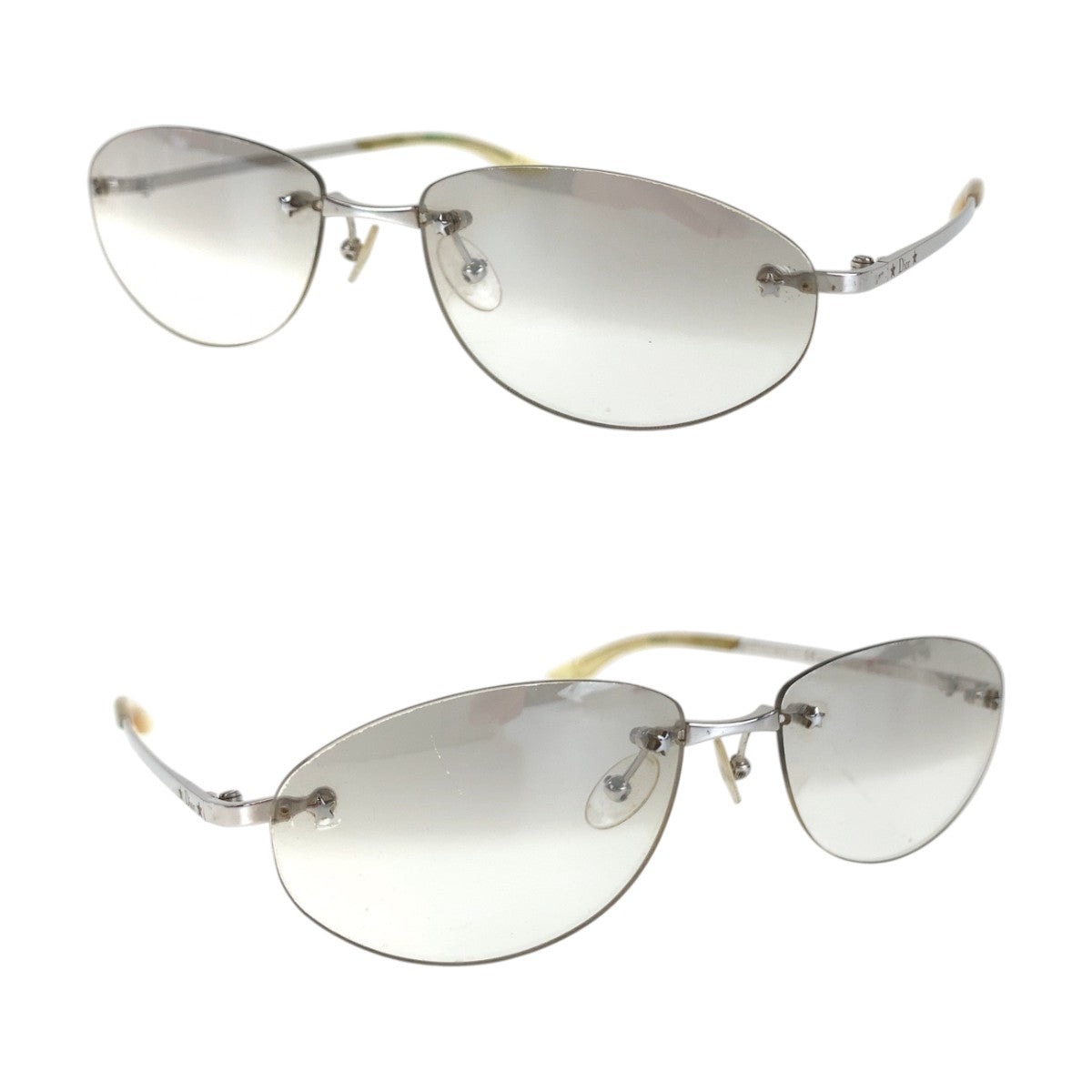 14598
Dior ディオール シルバー メタル CD 3614/S 70BNM 53◻︎16 130 サングラス オーバル  レディース