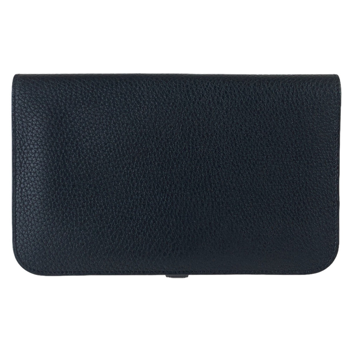 14009
HERMES エルメス ドゴン ロング コインケース無し ブラック 黒 シルバー金具 トゴ 長財布 ロングウォレット 男女兼用 □P刻印  メンズ