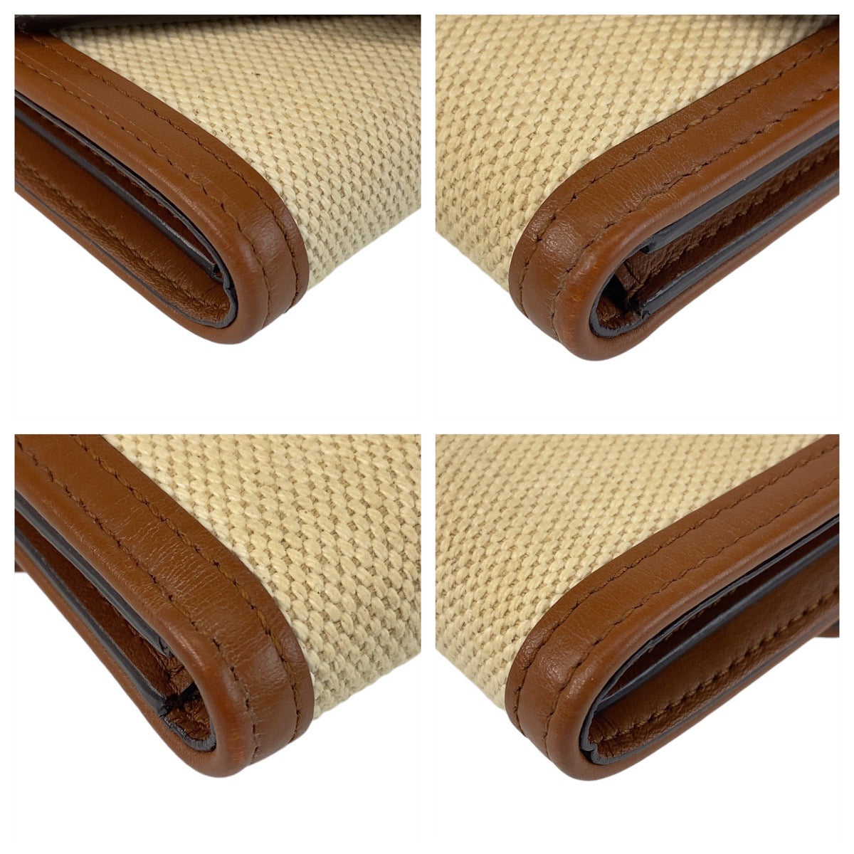 14600
LOUIS VUITTON ルイヴィトン ポルトフォイユ ポンヌフ コンパクト ベージュ ブラウン ゴールド金具 キャンバス / レザー M81393 折財布 コンパクトウォレット  レディース