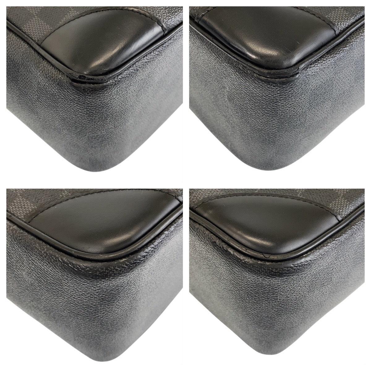 14604
LOUIS VUITTON ルイヴィトン ダミエグラフィット ポルトドキュマン ヴォワヤージュGM ブラック シルバー金具 PVC / レザー N41123 ビジネスバッグ ブリーフケース  メンズ